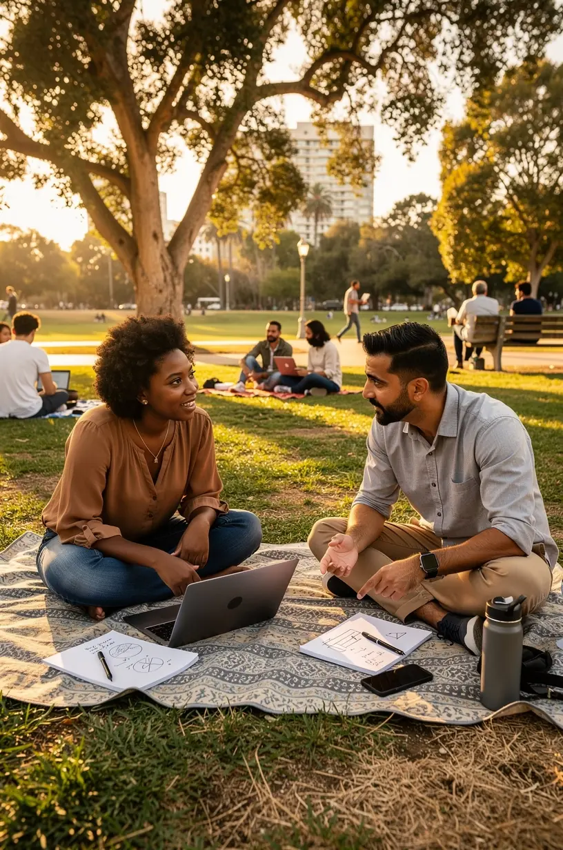 Team members collaborating for streamlined communication